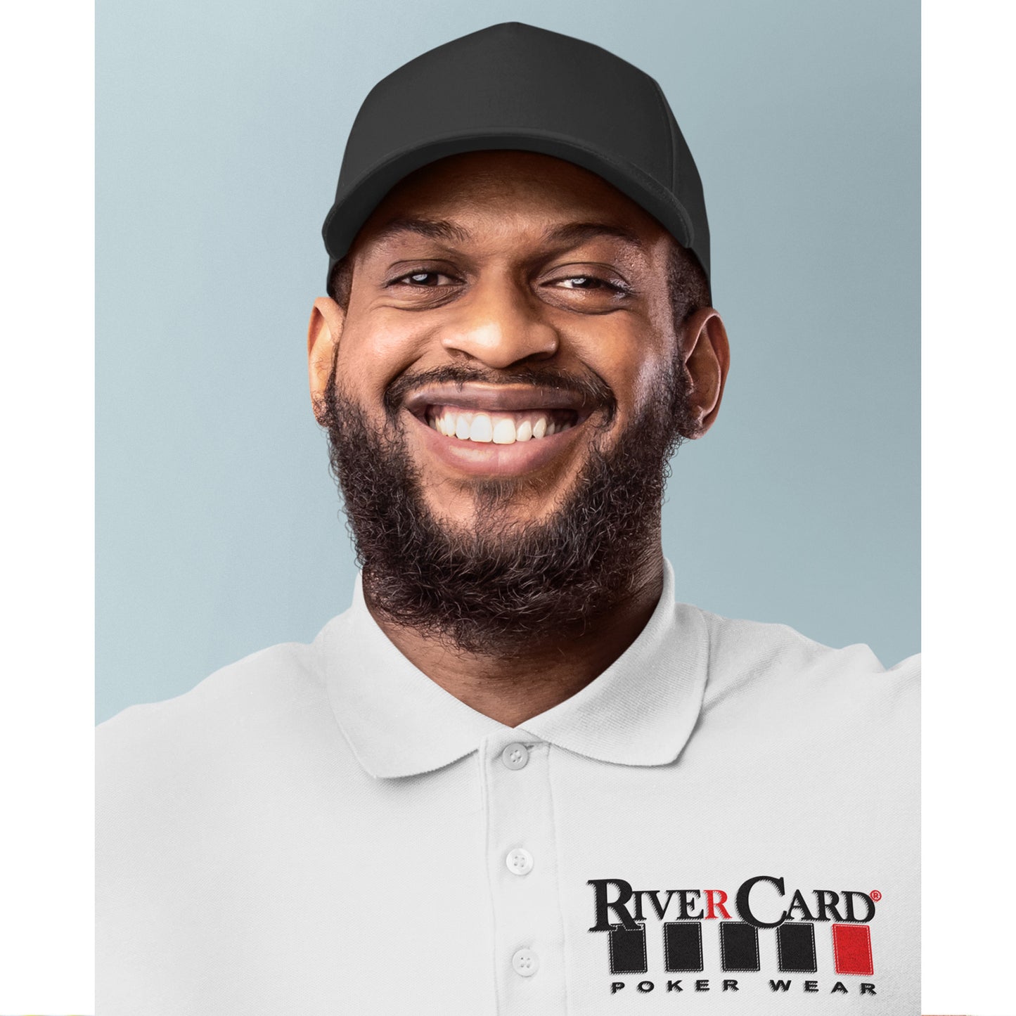 Official Embroidered RiverCard Polo - White