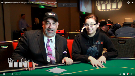 River Card's Morgan Interviews Poker Player at Harrah's San Diego