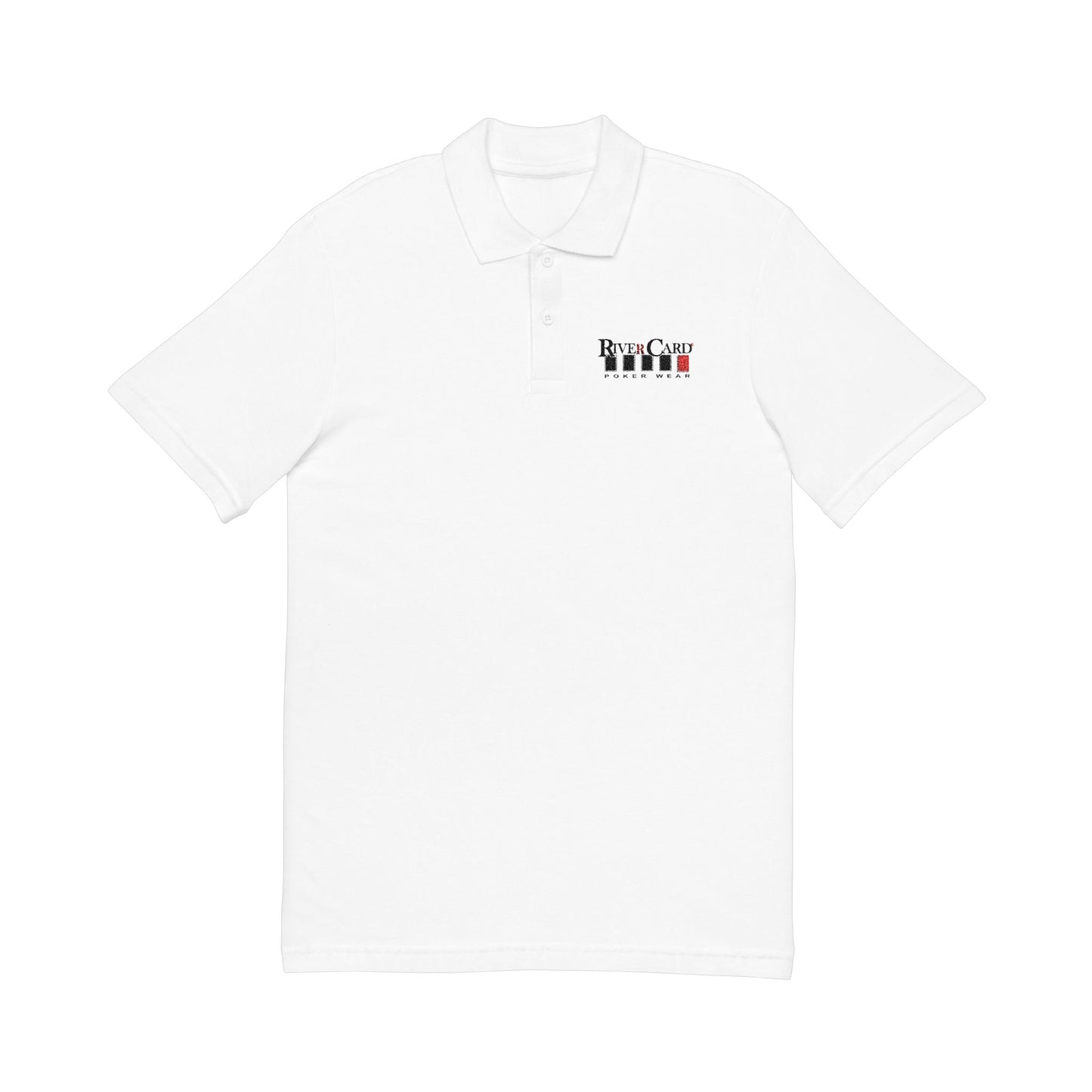 Official Embroidered RiverCard Polo - White