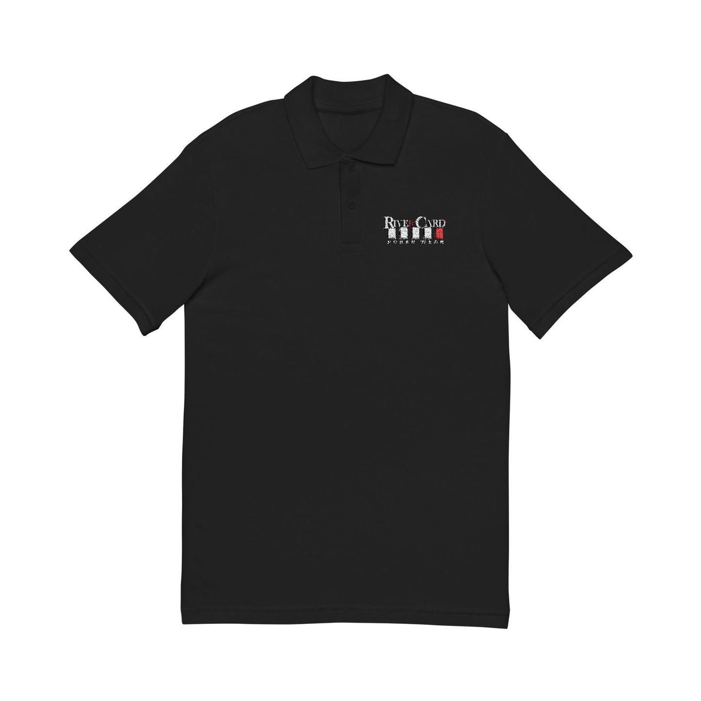 Official Embroidered RiverCard Polo - Black