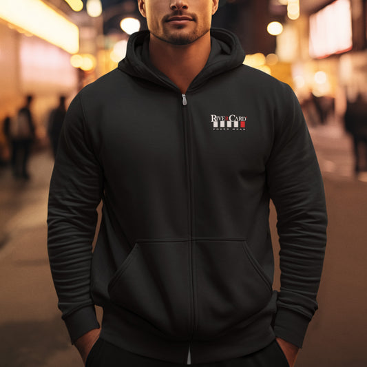 Official RiverCard Poker Hoodie - Black